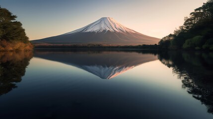 Reflections of Mount Fuji