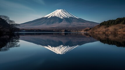 Reflections of Mount Fuji