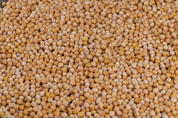 Dry hard yellow peas for cooking porridge
