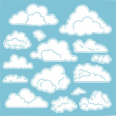 Clouds Vector Set