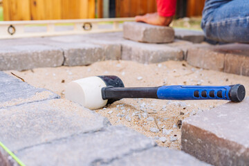 A captivating image displaying the artistry of landscaping, with an array of beautiful rocks intricately arranged. This picture invites nature lovers and design enthusiasts to appreciate the harmony b