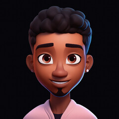 Cartoon Avatar Portrait created with Generative AI.