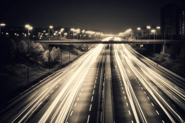 Fototapeta premium a high-speed highway