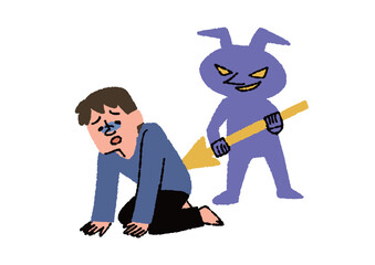 ウイルスやばい菌に抵抗力がなくなっている男性　病気の初期症状
