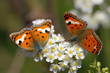 Obraz premium Spring into Beauty with Butterfly AI Generated