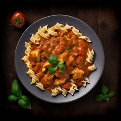 pasta with tomato sauce , generative ai