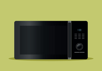 Fototapeta na wymiar microwave oven vector illustration