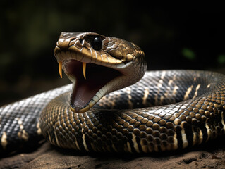 Obraz premium close up of a snake