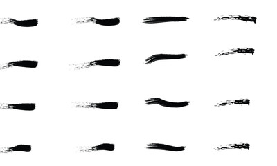 Various Vector Brush Collection Set