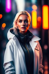 Inspirational Young Woman Portrait. Created with Generative AI