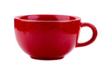 red cup isolated on transparent png