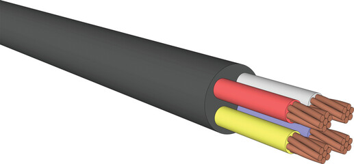 copper medium voltage cable especially suitable for distribution of energy. Unarmoured, with compacted copper conductor and XLPE insulation.