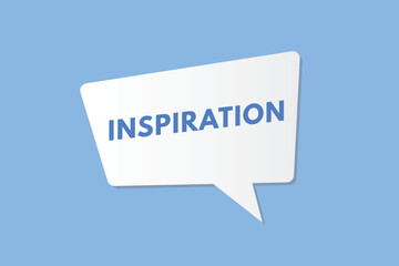 Inspiration text Button. Inspiration Sign Icon Label Sticker Web Buttons