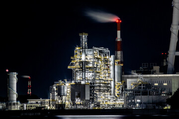 Fototapeta premium 工場夜景