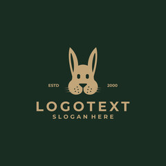 rabbit logo design luxury