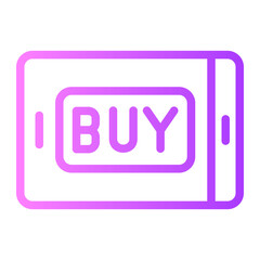 tablet gradient icon
