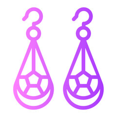 earrings gradient icon