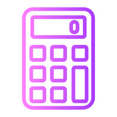 calculator gradient icon