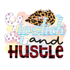 Makeup Typography Sublimation Design