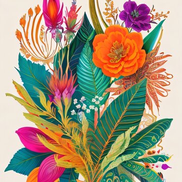 Bohemian floral 