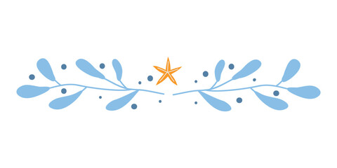 Floral Ornaments, Frames, dividers, borders, frames and lines. For Invitations, Banners, Posters, Placards, Badges. Vector isolated illustration.