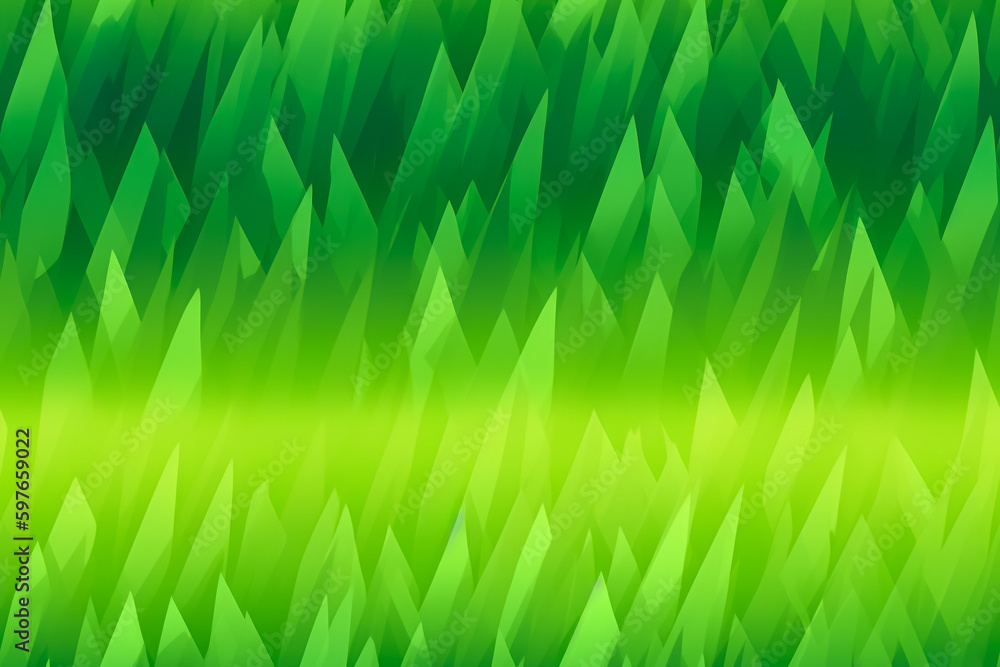 Poster tile. seamless pattern. abstract green grass background. generative ai