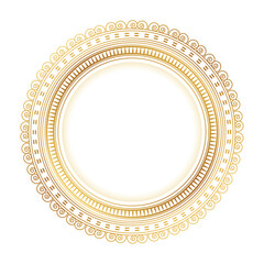 golden lace frame background with blank space for image or text