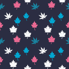 Three-leaves-and-dark-background