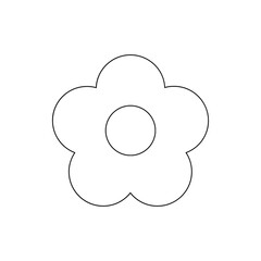 flower outline