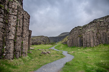 Otherworldly Landscapes: Exploring the Unique Basalt Rocks of Dverghamrar in Iceland