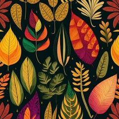 autumn leaves pattern