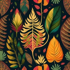 autumn leaves pattern