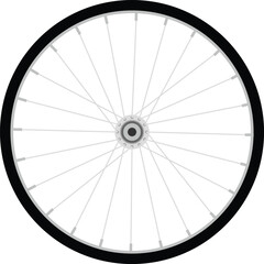 bicycle wheel vector image