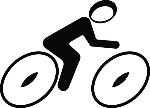 Bicycle icon vector image	
