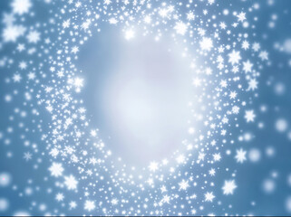 Blurred bokeh light background, Christmas and New Year holidays background