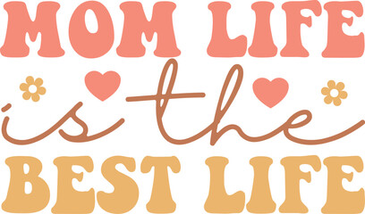 Retro Mom Svg, Retro Mom, Mom Svg Design, Mother's Day Design, Sublimation