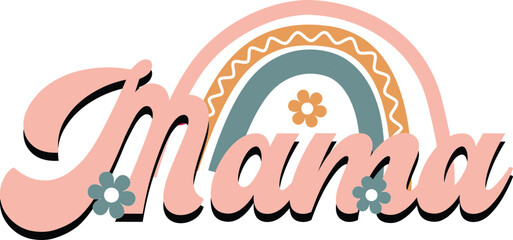 Retro Mom Svg, Retro Mom, Mom Svg Design, Mother's Day Design, Sublimation