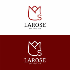 La Rose Brand Logo with Letter S