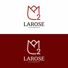 La Rose Brand Logo with Number 2