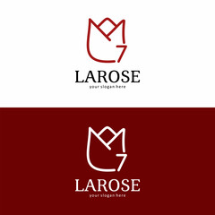 La Rose Brand Logo with Number 7