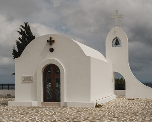 beautiful white little church