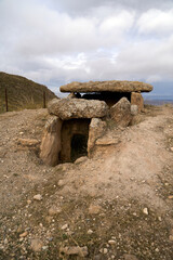 Prehistoric dolmen near Gorafe, Andalusia, Spain