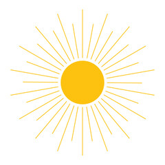 Sun Golden Light Element