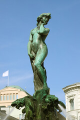 Havis Amanda is a sculpture and fountain erected 1908 at the Market Square in downtown Helsinki,...