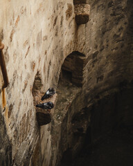 old cave in the old town