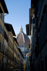 Florence - view of the Duomo from via dei servi - Italy