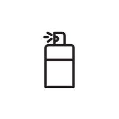 Spray Bottle Water Outline Icon