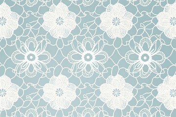 seamless lace themed pattern with Opal background, seamless pattern with lace, beautiful lace pattern, seamless pattern with flowers, Generative AI
