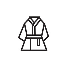 Bathrobe Dress Robes Outline Icon