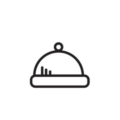 Beret Cap Clothes Outline Icon